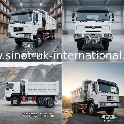 سینوتروک هوو کامپری 6 × 6 تمام چرخ 10 چرخ 380 اسب