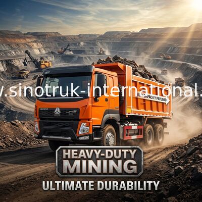 SINOTRUK ORANGE HOWO 371HP 6x4 TIPPER 30T در حال بارگیری