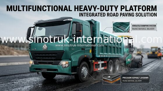 کامیون کمپرسی زباله سنگین SINOTRUK HOWO A7 با عمر طولانی ، 5800 * 2300 * 1500mm