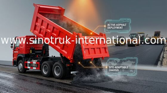 371 اسب بخار Zz3257n3847a Sinotruk Howo Dump Truck Euro II