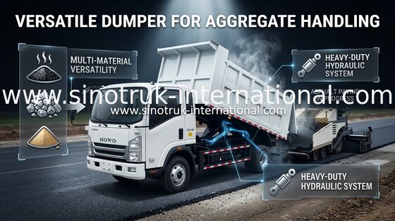 Euro 3 4×4 Sinotruk Howo Dump Truck Light Duty