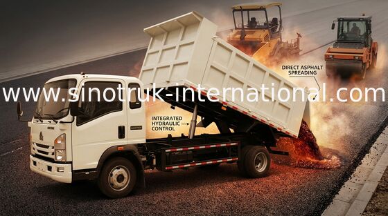 کامیون کمپرسی 4×2 Rhd 8 تن 116 اسب بخار برای استفاده در معدن