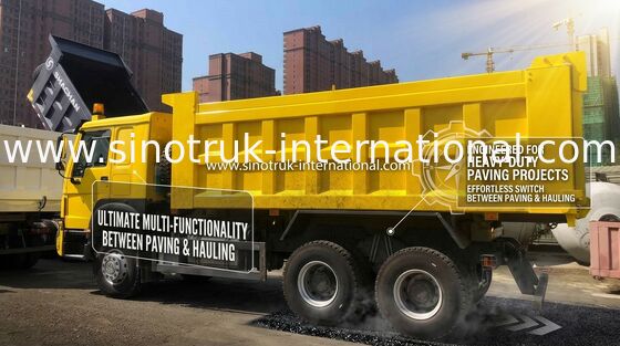 SINOTRUK HOWO 6x4 LHD تخلیه کامیون کمپرسی 336 اسب بخار با استفاده از استخراج