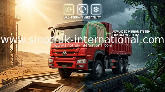 کمپرسی SINOTRUK HOWO 290HP LHD 6x4 ZZ3257M4147W