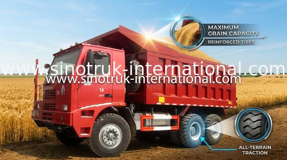 420HP کامیون کمپرسی Tipper / 10 کامیون کمپرسی ویلر 420HP ZZ5707V3840CJ