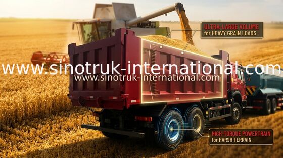 Sinotruk Howo Tipper Dump Truck 6X4 LHD 371HP 25 Ton 10-25CBM  ZZ3257N3647A