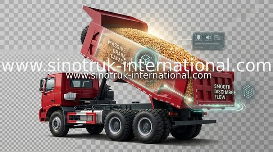 371HP 70tons ZZ5707S3840AJ SINOTRUK HOWO کامیون کمپرسی Tipper، IFA