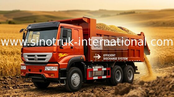 SINOTRUK شاهزاده دور افتاده شاهزاده کامیون 6X4 336HP LHD 25-30tons ZZ3251N3641W
