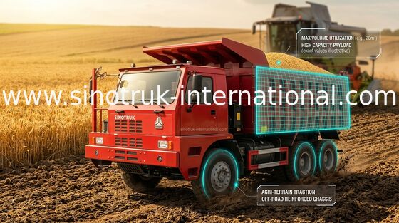 ریشهای ویژه مقاوم در برابر رطوبت SINOTRUK HOWO کامیون تصویب ISO