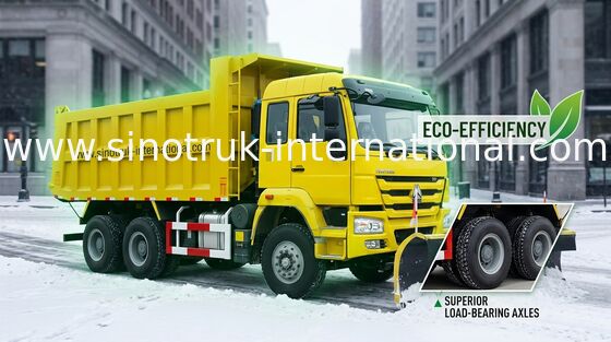 کامیون کمپرسی SINOTRUK Golden Prince 6X4 LHD 290HP 25-30tons ZZ3251M3241W