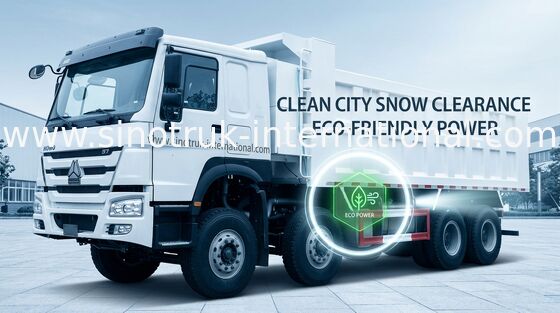 SINOTRUK HOWO کامیون کمپرسی کامیون 371HP 8X4 LHD 31-60tons 20-30CBM ZZ3317N3267W