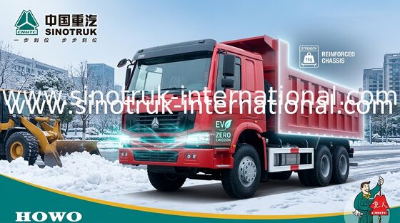کامیون کمپرسی SINOTRUK HOWO 371HP 8X4 LHD 31tons 20-30CBM ZZ3317N3567W