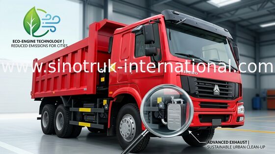 SINOTRUK HOWO کامیون 290HP 10Wheels LHD 25-40tons 10-25CBM ZZ3257M2947A