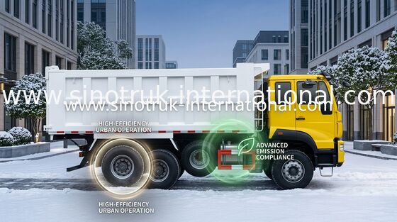 کامیون کمپرسی SINOTRUK Golden Prince 6X4 290HP 25tons LHD ZZ3251M3241W
