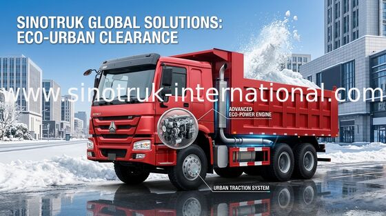 کامیون کمپرسی SINOTRUK HOWO 371HP 6X4 LHD 25-40tons 10-25CBM ZZ3257N3447A1