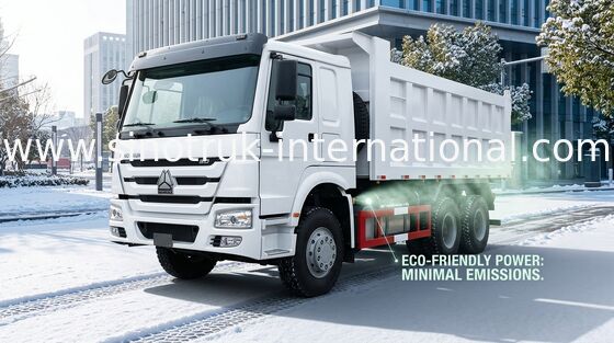 کامیون کمپرسی SINOTRUK HOWO 25tons 371HP 10 چرخ RHD 10-25CBM ZZ3257N3647A
