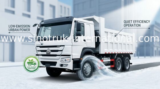 کامیون کمپرسی تخلیه کننده SINOTRUK HOWO 10 چرخ 25-40 تن 25-25 کیلوگرم ZZ3257N3647A