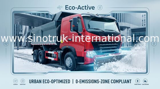 معدن کامیون کمپرسی SINOTRUK HOWO A7 30 تن برای معدن ZZ3257N3647N1