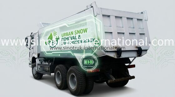 SINOTRUK HOWO کامیون کمپرسی کامیون 371HP 10-25 متر مکعب، بارگیری 25-40 تن
