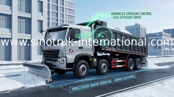 کامیون کمپرسی مخزن SINOTRUK HOWO A7 31 تن برای ساخت و ساز ZZ3317N3567N1