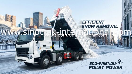 SINOTRUK HOWO A7 8X4 کامیون کمپرسی سنگین برای ساخت و ساز ZZ3317N3867N1