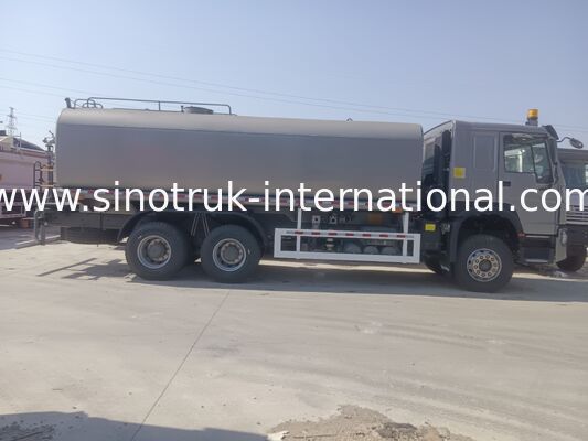 سینوتروک Howo اسپرینکر آب تانک کامیون 10-25CBM 6 X 4 یورو 2 371HP سفید