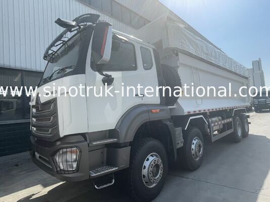 HOWO-NX کامپری با موتور ویچای 380HP، سقف الکتریکی و جعبه بار سنگین فولاد منگنیز