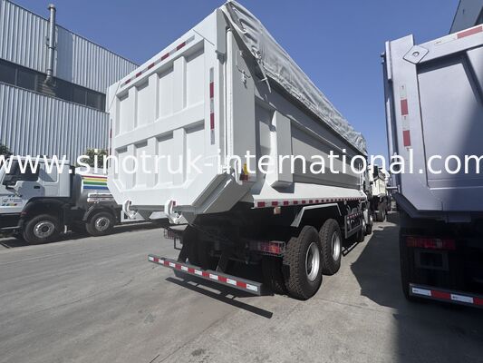 SINOTRUK HOWO NX کابین تپپر کامپران 380HP 6X4 یک چراغ هشدار با یک سقف