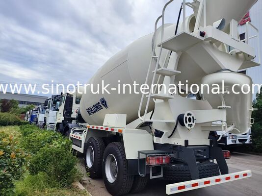 کار سنگین HOWO 8x4 16m3 مخلوط کنکریت کامیون 371HP موتور PMP سرعت کاهش دهنده برای ساخت و ساز