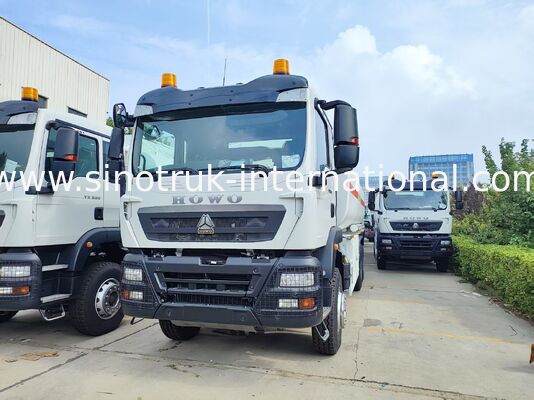 کامیون حمل سوخت سفید HOWO TX 6×4 336 اسب بخار | مخزن سوخت 25 متر مکعب، عملکرد حمل پایدار