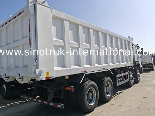 Tipper Truck SINOTRUK HOWO 371HP 12 Wheels LHD 31 Tons 20-30CBM ZZ3317N3567W White