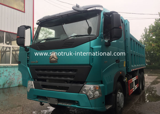 SINOTRUK HOWO A7 کامیون کمپرسی تخلیه کننده برای ساخت و ساز 30 - 40 تن RHD 10 چرخ