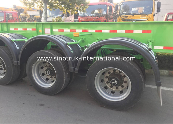محور جانبی 3 اهر کامیون جرثقیل 20ft 40ft FUWA مارک Tri Axle