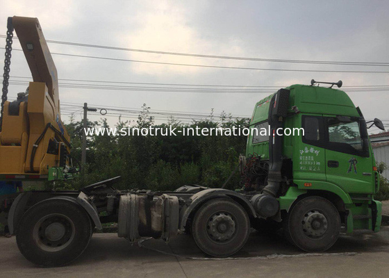 محور جانبی 3 اهر کامیون جرثقیل 20ft 40ft FUWA مارک Tri Axle