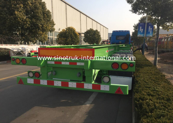 محور جانبی 3 اهر کامیون جرثقیل 20ft 40ft FUWA مارک Tri Axle