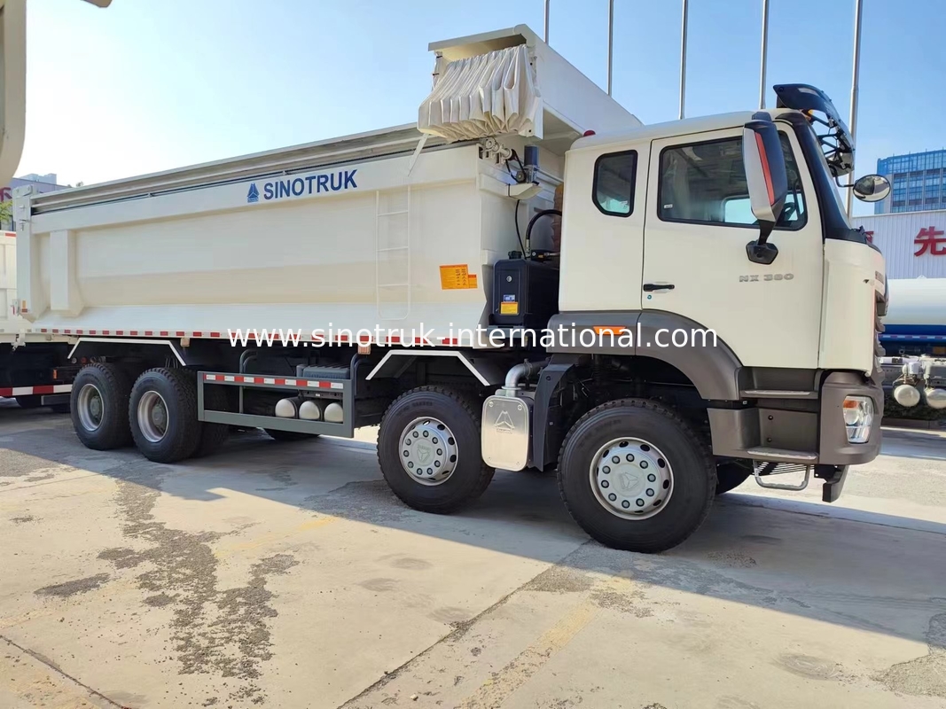 سینوتروک هوهان جدید HOWO وانت پرتاب کننده N7 6 × 4 10 چرخ 380HP RHD U نوع قطر اتوماتیک