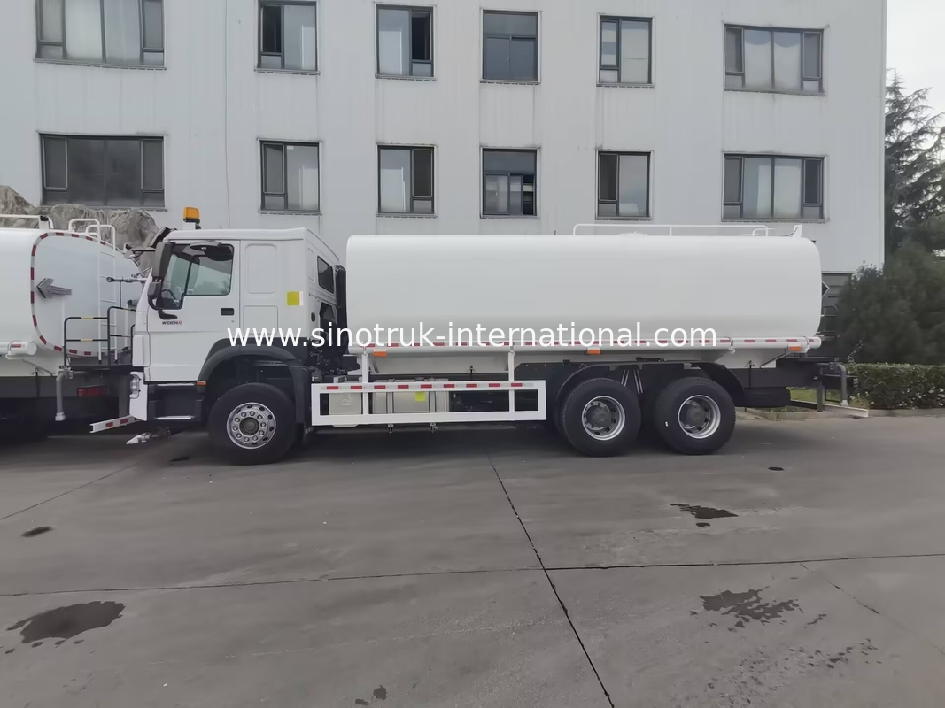Sinotruk HOWO White RHD 6x4 وانت تانک آب ZZ1257V4347B1 با عملکرد فشار بالا