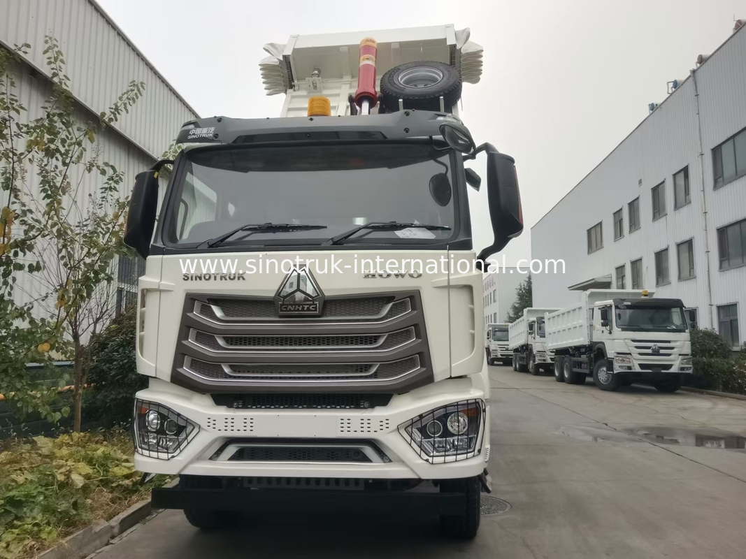 30 - 40 تن RHD 10 چرخ سینیوتروک Howo 6x4 کامیون خم کن برای ساخت و ساز