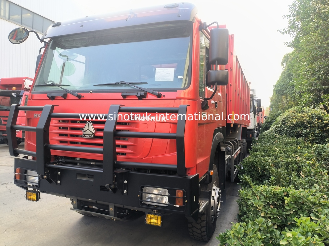 سینوتروک هووو کامپینگ 6 × 4 Lhd 10 چرخ شلوار های معدن