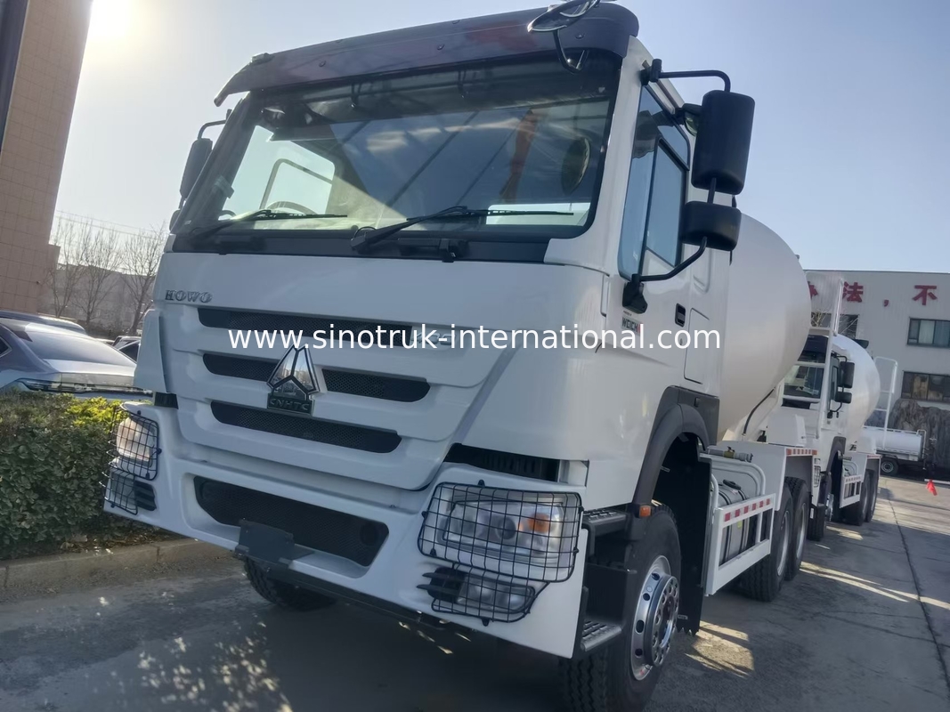 قدرت اسب 400HP HOWO مخلوط کننده کامیون 6-12CBM LHD 6×4 10 چرخ