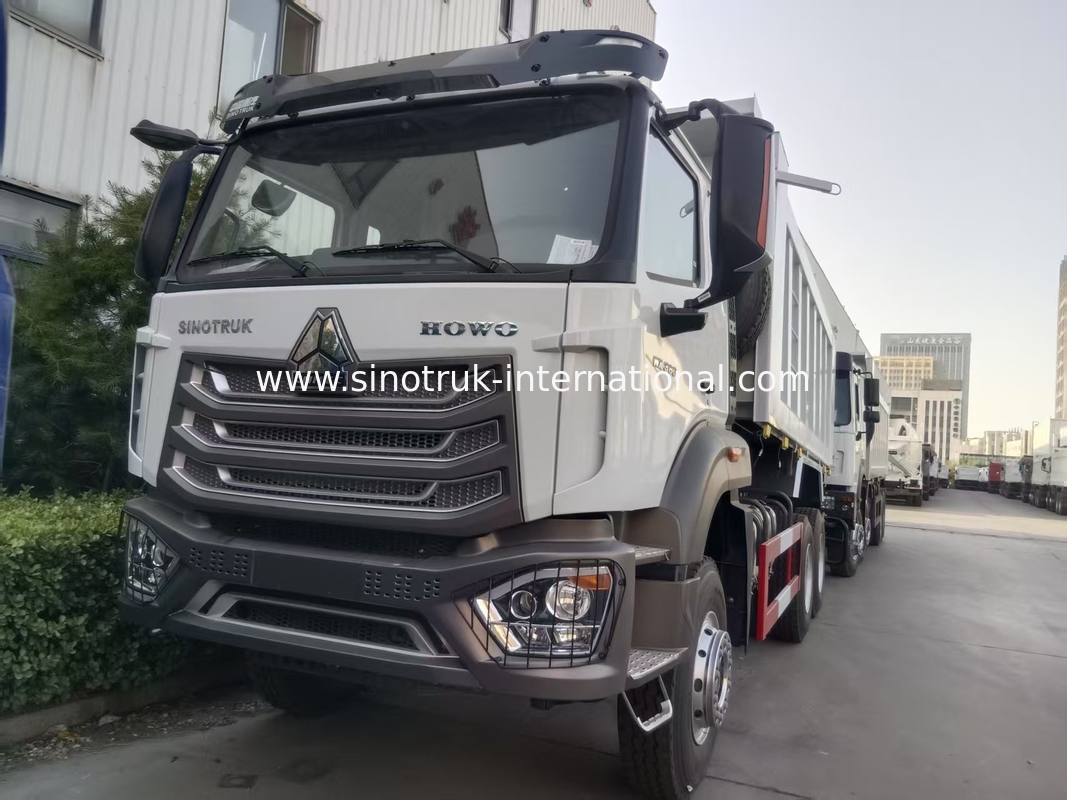 2 مسافر Sinotruk Hohan تپپر کامیون ویچای موتور 6 × 4 LHD 380HP با نوع انتقال دستی