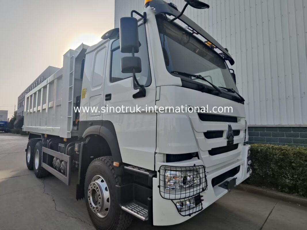 SINOTRUK HOWO 371HP کامیون سنگین با 10 چرخ و جعبه بار مستطیل