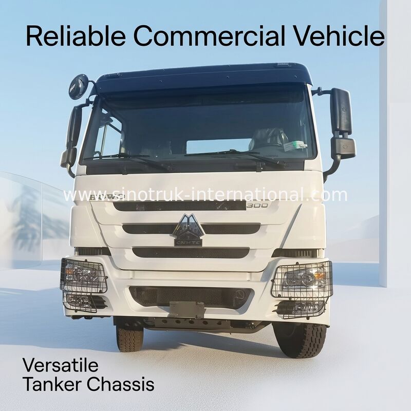 شاسی کامیون باربری SINOTRUK HOWO 16-20 تن 4X2 LHD 300HP
