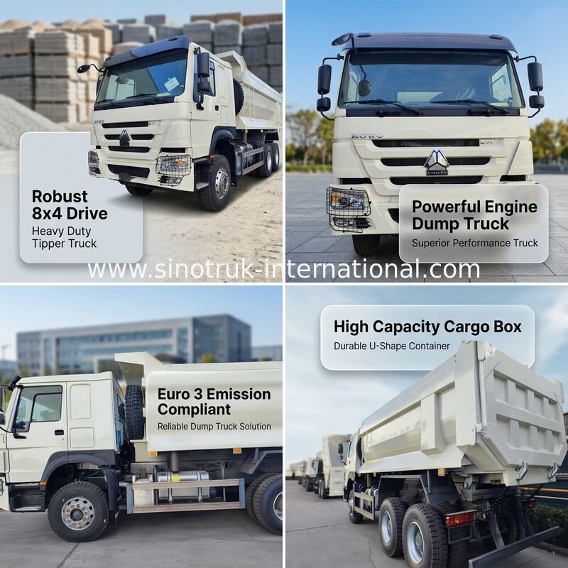 SITRAK 10 چرخ چرخ دار با انتشار یورو 3 و موتور 430 HP