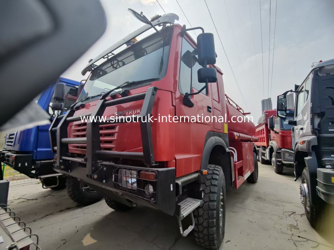 کامیون مخزن نفت SINOTRUK HOWO 290 اسب بخار با ظرفیت 10 CBM و شاسی سنگین