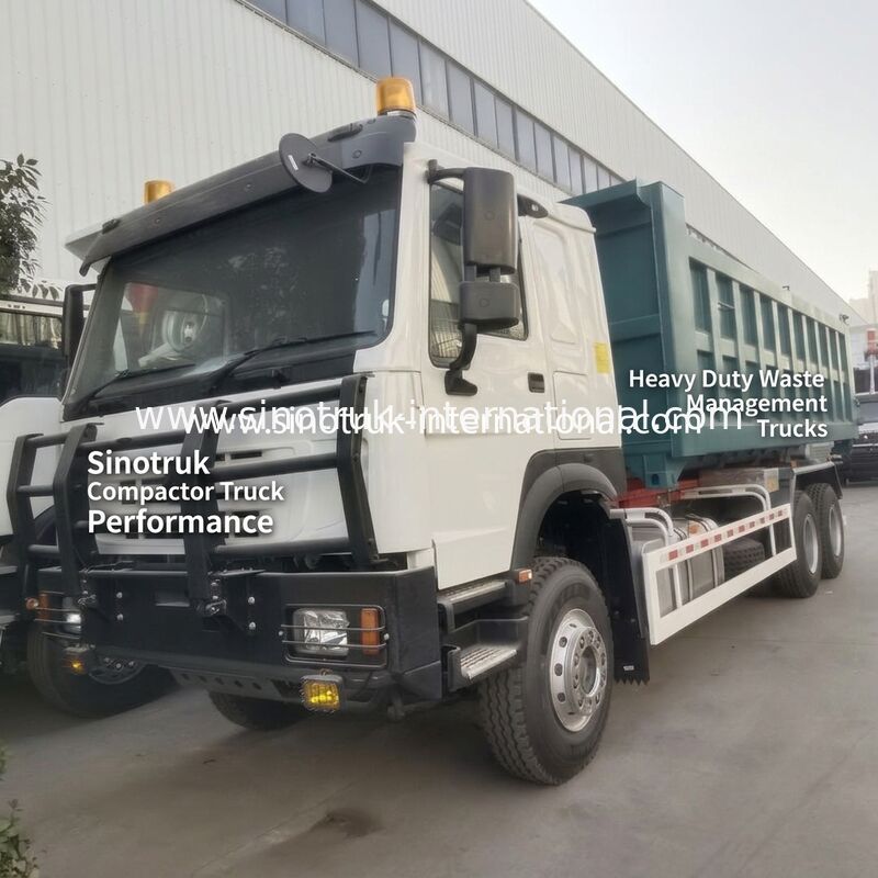 سیستم کنترل هیدرولیک کامیون جمع آوری زباله با موتور 340HP و ظرفیت 20-25CBM