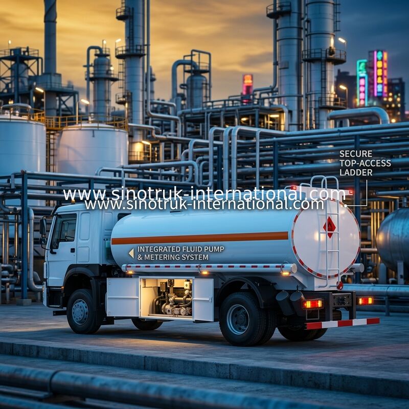 SINOTRUK Howo Semi Truck Fuel Tank 4x2 Lhd Euro2 290hp