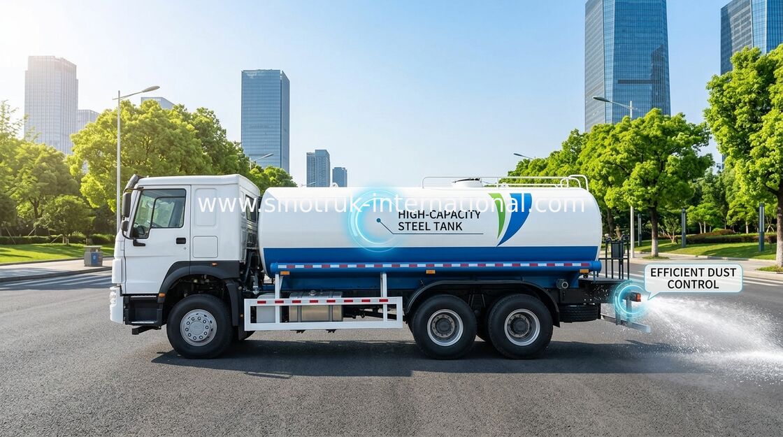 SINOTRUK HOWO آب کش 10-25CBM 6 X 4 یورو 2 400HP