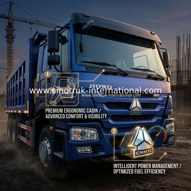 8X4 بلو تیپر کامپری 380hp 12 چرخ سفید H77L ZZ3317V3567B1 نوع U