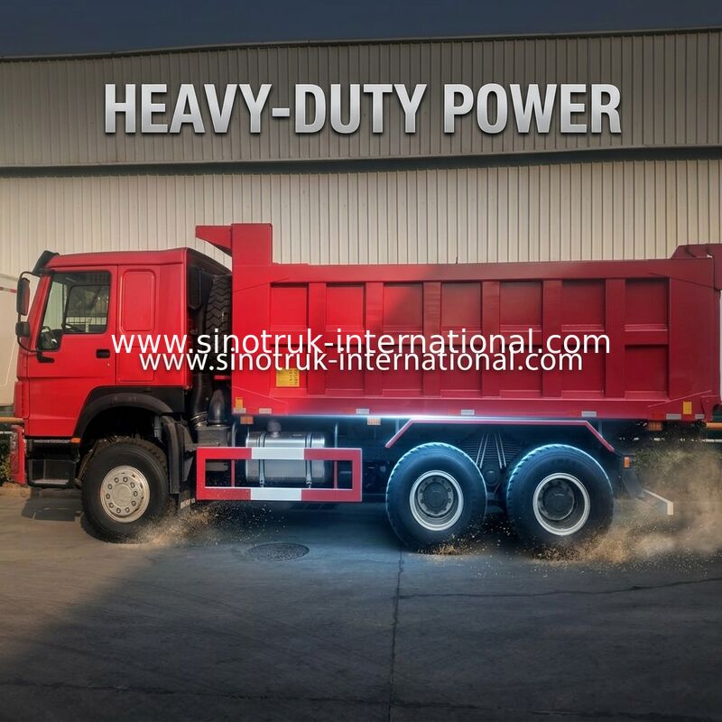 30 - 40 تن RHD سینوتروک هوو کامپ 10 چرخ